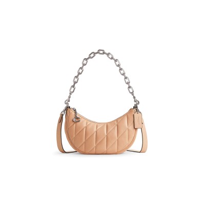 COACH MIRA QUILTED SHOULDER BAG IN LEATHER (24*15*6cm) 